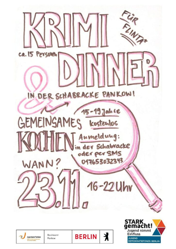 Flyer Krimi Dinner